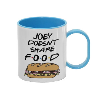 Joey Doesn't Share Food, Κούπα (πλαστική) (BPA-FREE) Polymer Μπλε για παιδιά, 330ml