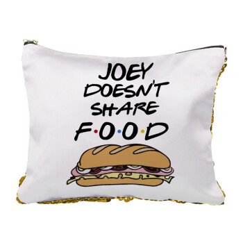 Joey Doesn't Share Food, Τσαντάκι νεσεσέρ με πούλιες (Sequin) Χρυσό