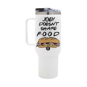 Joey Doesn't Share Food, Mega Stainless steel Tumbler with lid, double wall 1,2L