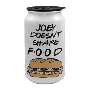 Joey Doesn't Share Food, Κούπα ταξιδιού μεταλλική με καπάκι (tin-can) 500ml