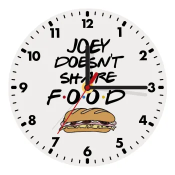 Joey Doesn't Share Food, Ρολόι τοίχου ξύλινο (20cm)