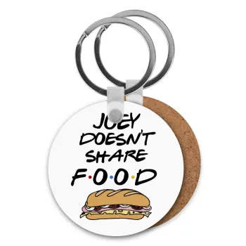 Joey Doesn't Share Food, Μπρελόκ Ξύλινο στρογγυλό MDF Φ5cm