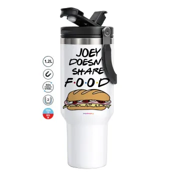 Joey Doesn't Share Food, Mega Stainless steel Tumbler with lid, double wall 1,2L