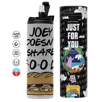 Joey Doesn't Share Food, Tumbler stainless steel GREY 600ml