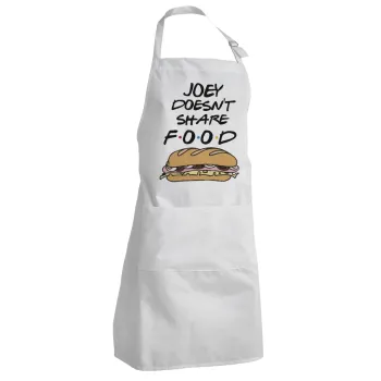 Joey Doesn't Share Food, Adult Chef Apron (with sliders and 2 pockets)