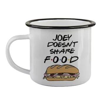 Joey Doesn't Share Food, Κούπα εμαγιέ με μαύρο χείλος 360ml