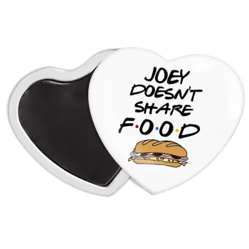Joey Doesn't Share Food, Μαγνητάκι καρδιά (57x52mm)