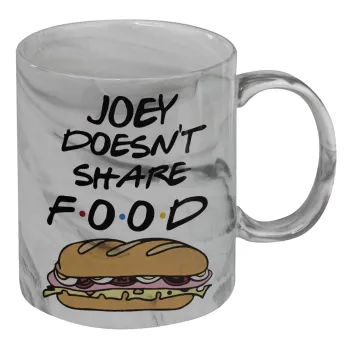 Joey Doesn't Share Food, Mug ceramic marble style, 330ml