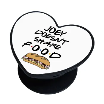 Joey Doesn't Share Food, Phone Holders Stand  καρδιά Μαύρο Βάση Στήριξης Κινητού στο Χέρι