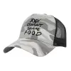 Adult Structured Trucker Hat, with Mesh, (Camouflage) Army Camo (100% COTTON, ADULT, UNISEX, ONE SIZE)
