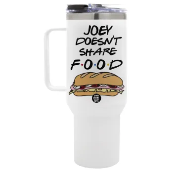 Joey Doesn't Share Food, Mega Tumbler με καπάκι, διπλού τοιχώματος (θερμό) 1,2L