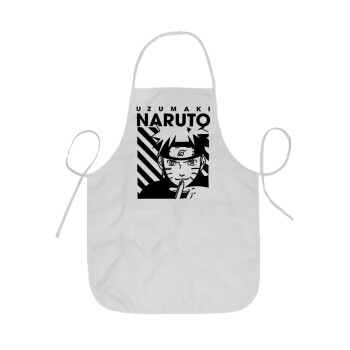 Naruto uzumaki, Ποδιά Σεφ ολόσωμη κοντή  Παιδική (44x62cm)