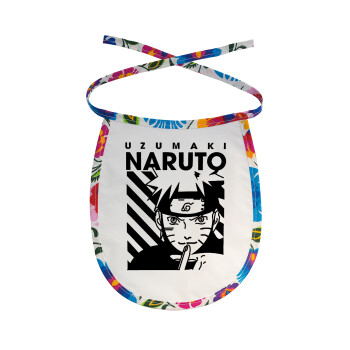 Naruto uzumaki, Σαλιάρα μωρού αλέκιαστη με κορδόνι Χρωματιστή