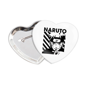 Naruto uzumaki, Κονκάρδα παραμάνα καρδιά (57x52mm)