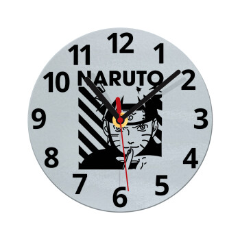 Naruto uzumaki, Ρολόι τοίχου γυάλινο (20cm)