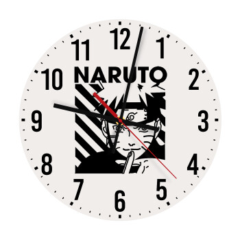 Naruto uzumaki, Ρολόι τοίχου ξύλινο (30cm)