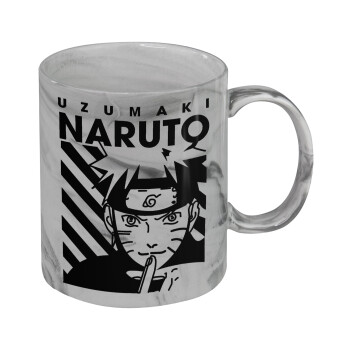 Naruto uzumaki, Mug ceramic marble style, 330ml