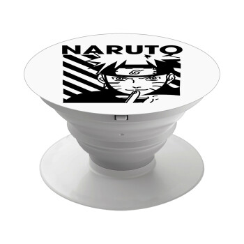 Naruto uzumaki, Phone Holders Stand  White Hand-held Mobile Phone Holder