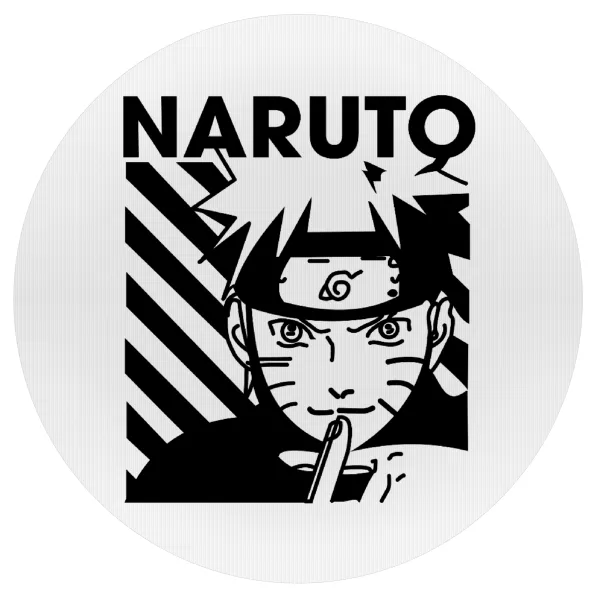 Naruto uzumaki — Mousepad Στρογγυλό 20cm