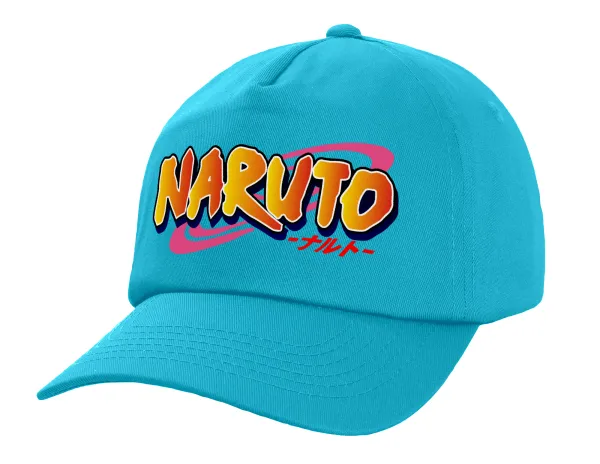 Naruto uzumaki — Adult Baseball Cap, 100% Cotton, Blue (COTTON, ADULT, UNISEX, ONE SIZE)