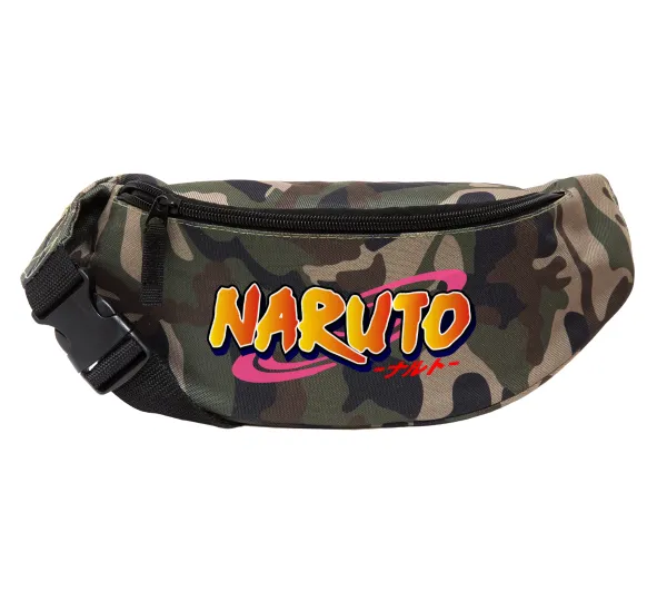 Naruto uzumaki — Unisex waist bag (banana) in Jungle camouflage color with 2 pockets