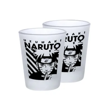 Naruto uzumaki, Σφηνοπότηρα γυάλινα 45ml του πάγου (2 τεμάχια)