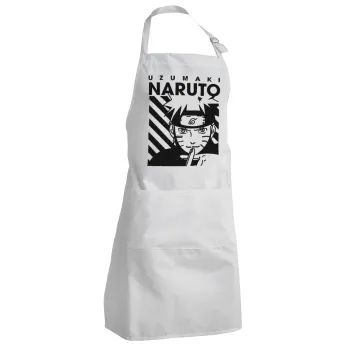 Naruto uzumaki, Ποδιά Σεφ Ολόσωμη Ενήλικων (με ρυθμιστικά και 2 τσέπες)