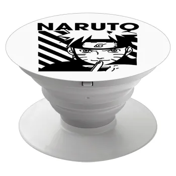Naruto uzumaki, Phone Holders Stand  Λευκό Βάση Στήριξης Κινητού στο Χέρι
