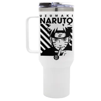 Naruto uzumaki, Mega Tumbler με καπάκι, διπλού τοιχώματος (θερμό) 1,2L