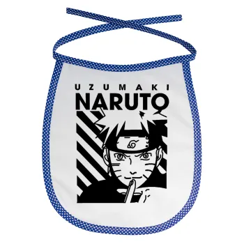 Naruto uzumaki, Σαλιάρα μωρού αλέκιαστη με κορδόνι Μπλε