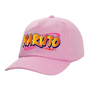 Naruto uzumaki, Adult Baseball Cap, 100% Cotton, PINK (COTTON, ADULT, UNISEX, ONE SIZE)