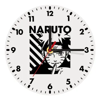 Naruto uzumaki, Wooden wall clock (20cm)