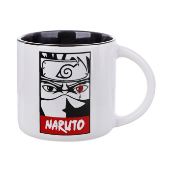 Naruto anime, Κούπα κεραμική 400ml Λευκή/Μαύρη