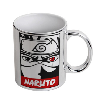 Naruto anime, Κούπα κεραμική, ασημένια καθρέπτης, 330ml
