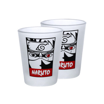 Naruto anime, Σφηνοπότηρα γυάλινα 45ml του πάγου (2 τεμάχια)