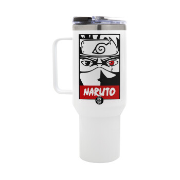 Naruto anime, Mega Stainless steel Tumbler with lid, double wall 1,2L