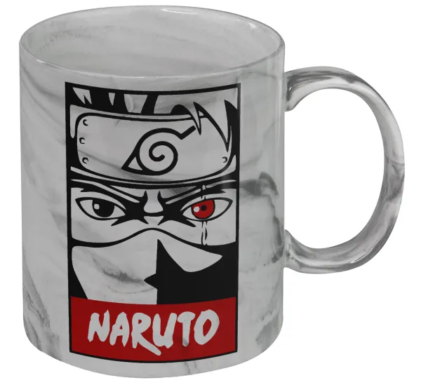 Naruto anime — Κούπα κεραμική, marble style (μάρμαρο), 330ml