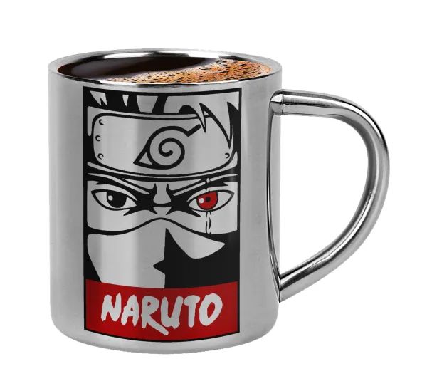Naruto anime — Κουπάκι μεταλλικό διπλού τοιχώματος για espresso (220ml)