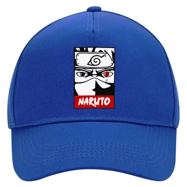 Naruto anime — Ultimate Adult Hat BLUE, (100% COTTON DRILL, ADULT, UNISEX, ONE SIZE)