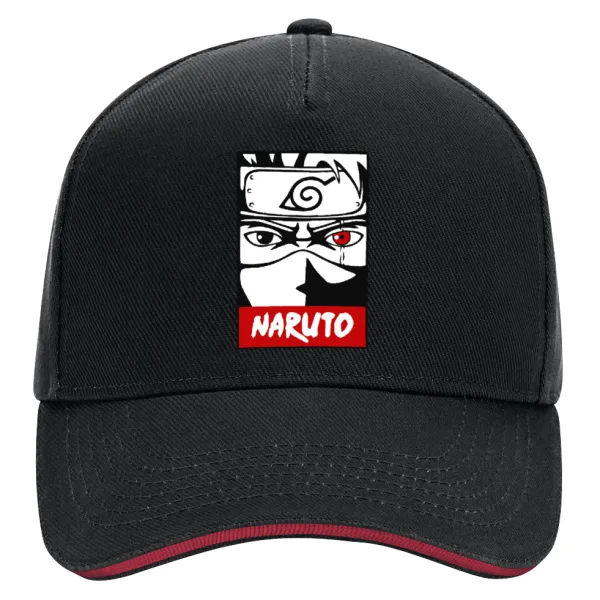 Naruto anime — DRILL Καπέλο Ενηλίκων Ultimate ΜΑΥΡΟ/ΚΟΚΚΙΝΟ, (100% ΒΑΜΒΑΚΕΡΟ, ΕΝΗΛΙΚΩΝ, UNISEX, ONE SIZE)