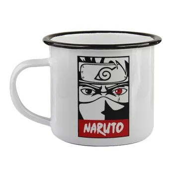 Naruto anime, Κούπα εμαγιέ με μαύρο χείλος 360ml