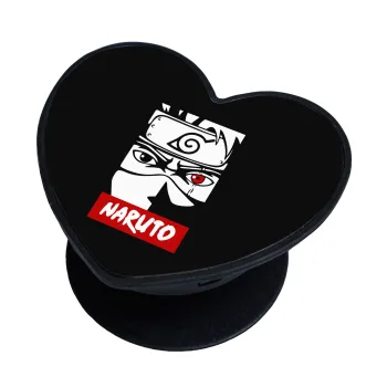 Naruto anime, Phone Holders Stand  καρδιά Μαύρο Βάση Στήριξης Κινητού στο Χέρι