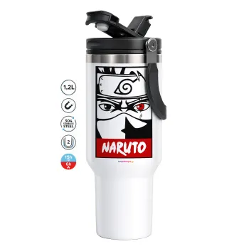 Naruto anime, Mega Stainless steel Tumbler with lid, double wall 1,2L