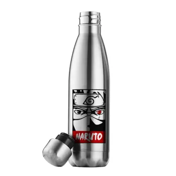 Naruto anime, Μεταλλικό παγούρι θερμός Inox (Stainless steel), διπλού τοιχώματος, 500ml