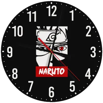 Naruto anime, Ρολόι τοίχου ξύλινο (30cm)
