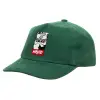 Children's Baseball Cap, 100% Cotton Drill, GREEN (COTTON, CHILDREN'S, ONE SIZE)