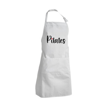 Pilates love, Adult Chef Apron (with sliders and 2 pockets)