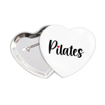 Pilates love, Κονκάρδα παραμάνα καρδιά (57x52mm)
