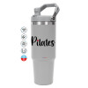 GREY color, 890ml (30oz) stainless Steel Tumbler with Handle