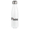 Metal mug thermos White (Stainless steel), double wall, 500ml
